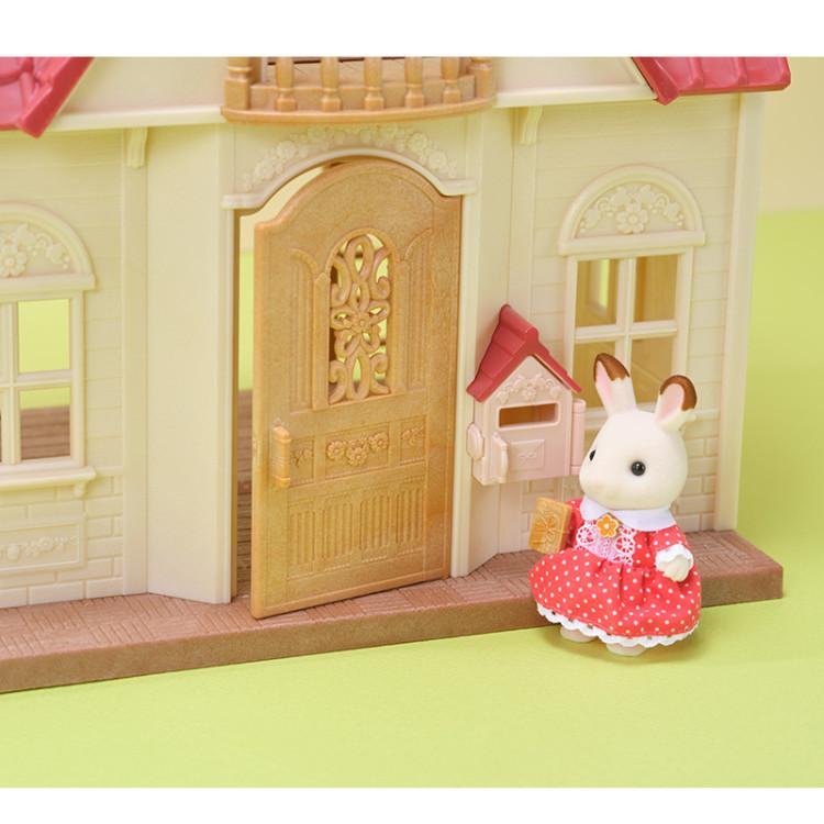[Sylvanian] 5755-Chocolate Rabbit Two-story House with Mailbox