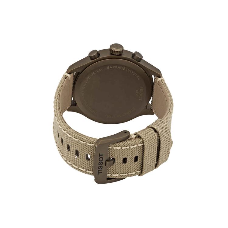 Tissot אוסף סוקו מנגנון קוורץ עמידות במים 100 מטר שעון גברים 45 מ"מ לוח שעון צהוב T116.617.37.267.01