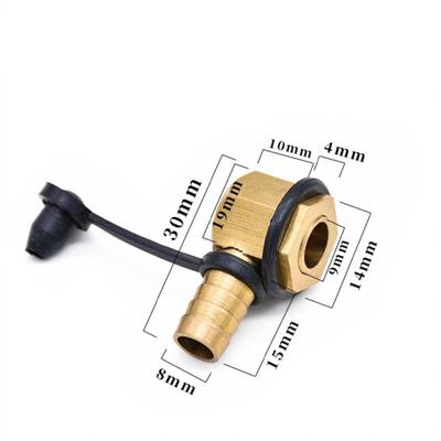Shangqi Teatray Drainage Brass Elbow Connector