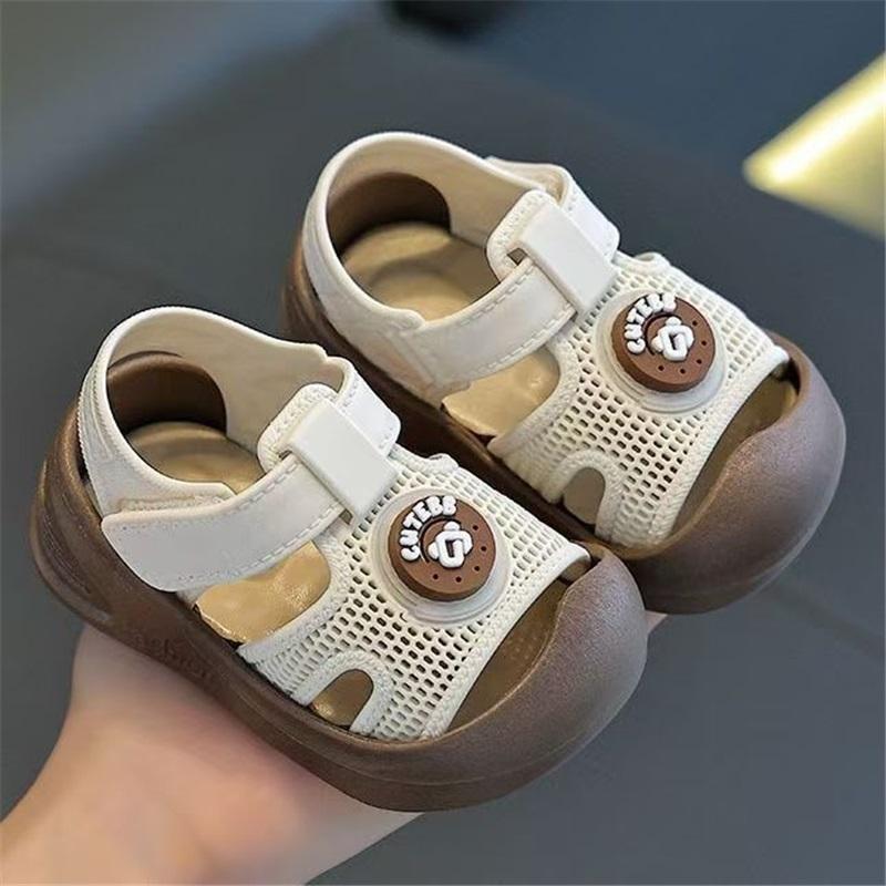 

Baby Headwear Learning Walkers - Cute And Anti-Slip Outerwear Sandals For Children - Fashionable Soft-Topped Slippers For Girls And Boys 18
