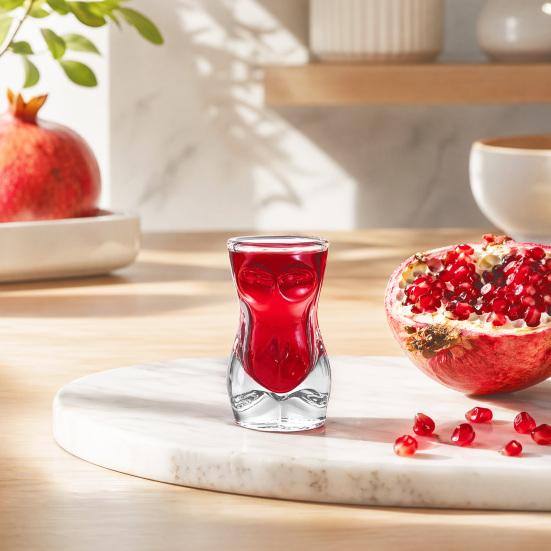 Weinglas Körperkunst Tasse Transparent Dickwandiges Weinglas für Party Whiskey