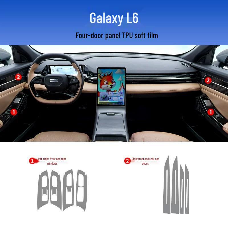 Geely Galaxy L6 Innenraum Schutzfolie für Navigation & Konsole