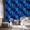 Watercolor Galaxy Wallpaper In Blue, Navy Blue, Turquoise and Black 50x1000