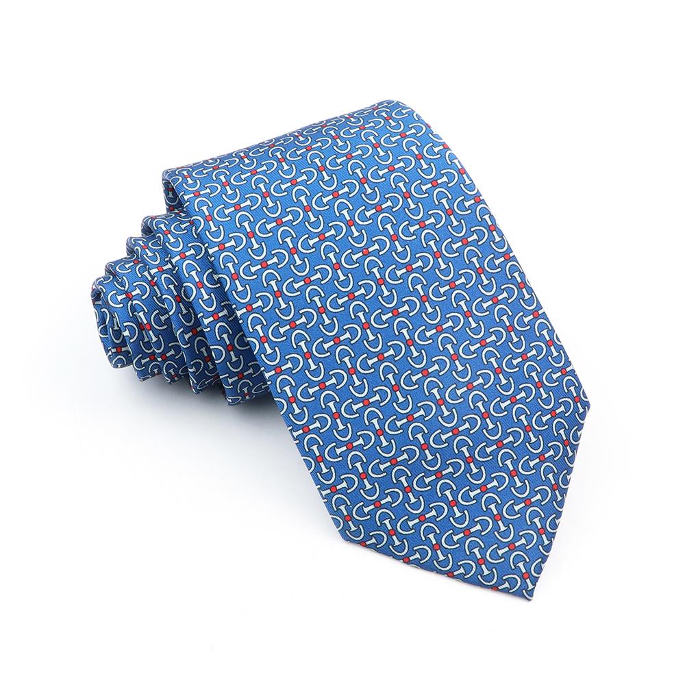 Supermjuka bohemiska sidenpolyesterslipsar för män Nyhet Design Bröllopskontor Företag Gravata tryckt slipspresent