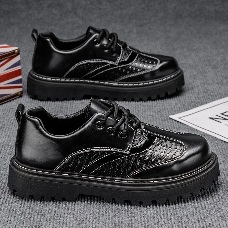 

Fashion CYYTL Men Dress Shoes Leather Work Casual Office Business Loafers Platform Sneakers Outdoor Walking Sport Summer Luxury Designer 44