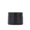 Black Glass Travel-size Cream Jar for Skincare, Face, Eye Creams - Portable, Reusable, Empty Cosmetic Container