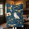 1pc owl golden snitch envelope Outdoor Flannel Throw Blanket All Season Soft Warmth,Home Decor 1031211