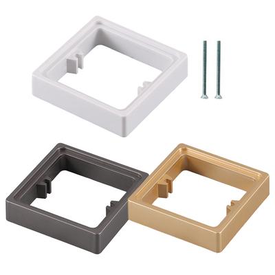 2pcs Single Socket Spacer Square Spacer Box Frame 86 Type Wire Box Height Increasing Ring Repairer Switch Socket Panel Gasket