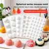 Circle Ball Shape Cake Candy Mold Heart Mousse Mould Cake Chocolate Decoration Silicone Mold Kitchen Dessert Mousse Mold