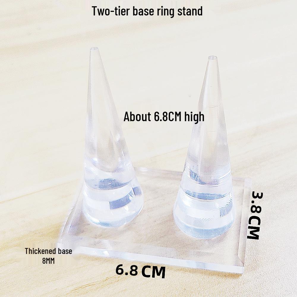 Acrylic Cone Ring Display Stand for Jewelry