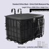 Lishi Mountain Bike Rear Basket with Liner and Adjustable Height