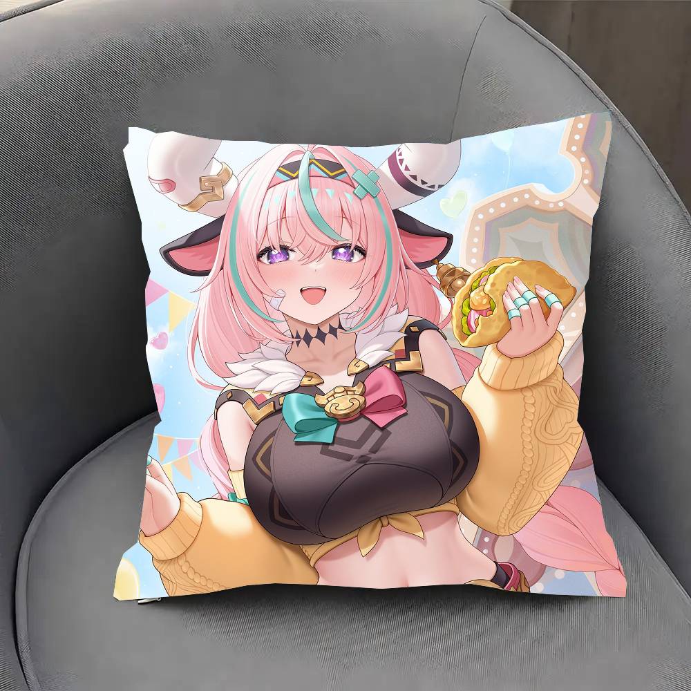 Varesa Anime Spel Genshin Impact Kuddfodral Soffkuddeöverdrag Rum Heminredning