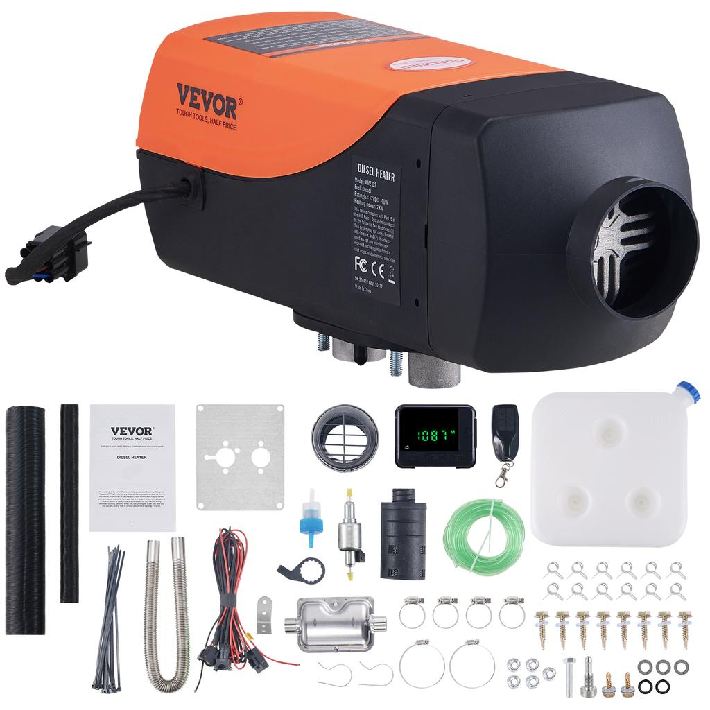 SucceBuy 2/5/8KW Car Heater Diesel Air Heater 12V With Low Noise Remote Control Truck Boat Bus Trailer Air Diesel Parking Heater