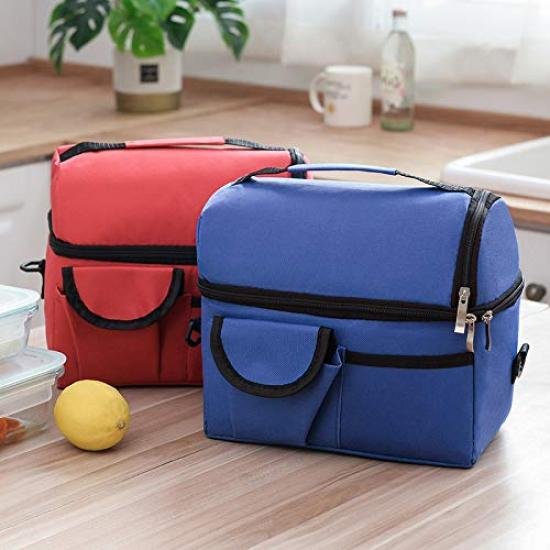 Cooler Box 8L Thermal Bag Cold Storage Lightweight Lunch Box Insulated Bag Cooler Bag Ice Cooler Foldable Outdoor Picnic Camping BBQ Fishing Women Men