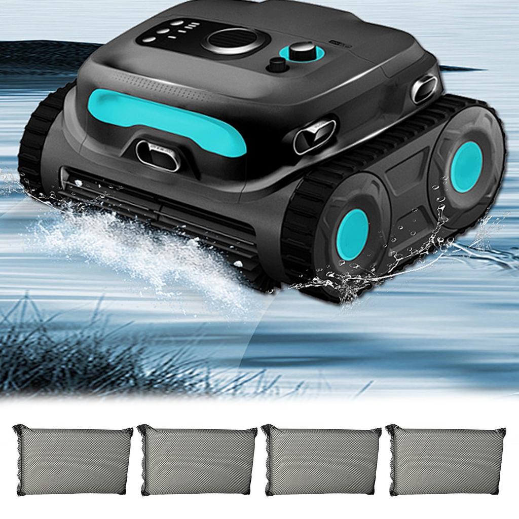 Robotic Pool Vacuum Filter Household Cleaning Maintenance Replacement 4-pieces Robotic Pool Cleaner Fine Filter Cartridge For