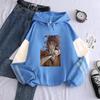 Harajuku Anime Demon Slayer Hoodie Tsugikuni Yoriichi Print Sweatshirt Men Women Streetwear Long Sleeve Fleece Hooded Pullover