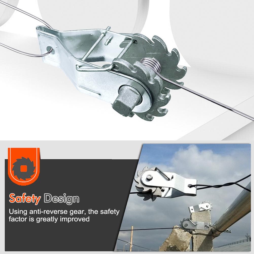 Napínač drátu elektrického ohradníku Napínač drátěného plotu s kompresní svorkou Napínač drátu pro elektrický plot Zemědělský plot