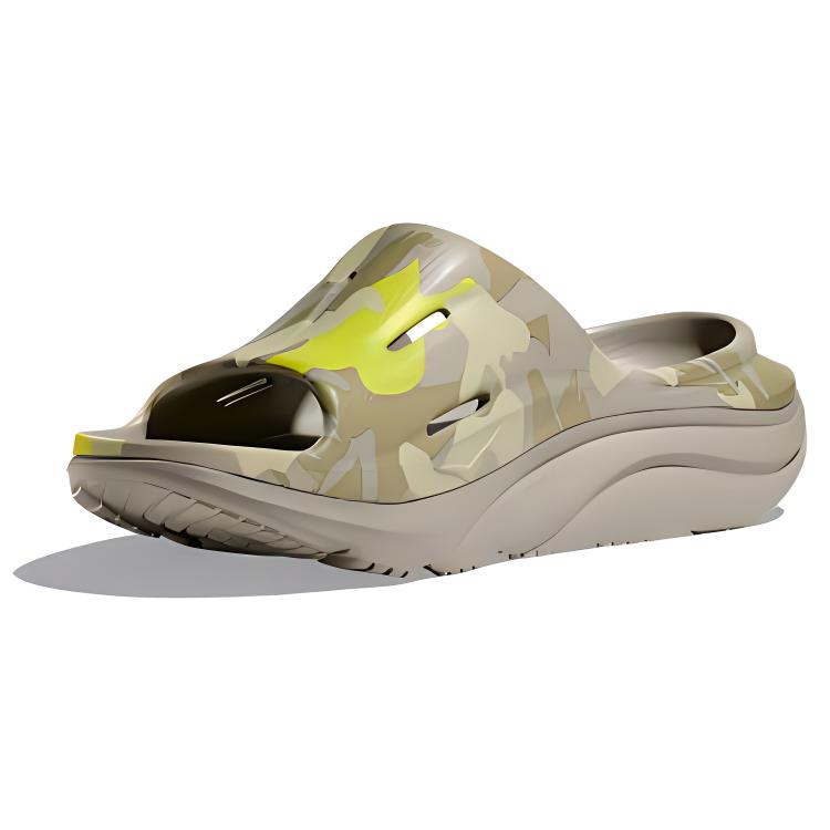 Hoka One One Casual Breathable Hollow Non-Slip Odor-Resistant Slide Sandals Unisex Sandals Blue 1156730-BRLY