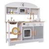 Wooden Play Kitchen Set for Kids: Pretend Cooking Toys for Boys and Girls