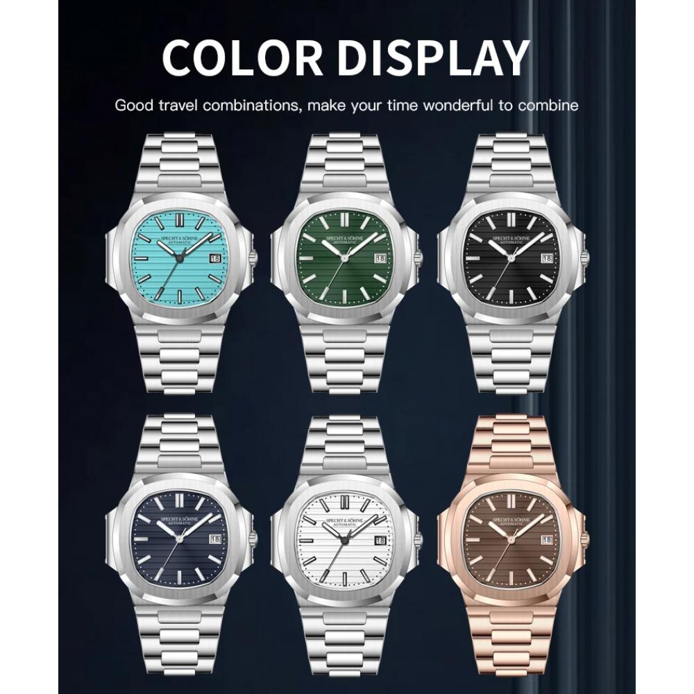 Dropshipping 2025 Hot Selling Wrist Watches For Men Specht&Sohne Automatic Watches Japan Mechanical Watch Relogio Masculino 42mm