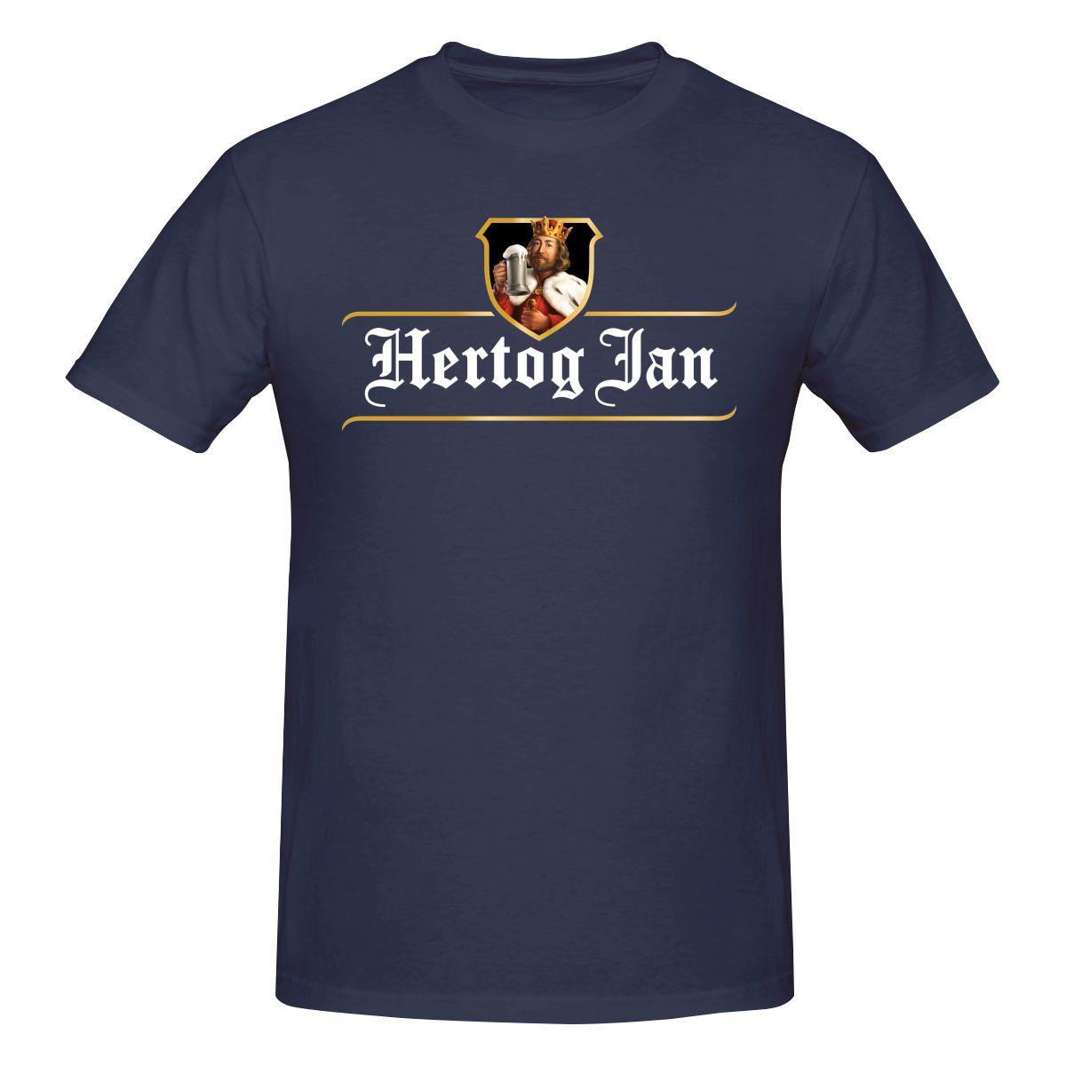 BenberFashion Grappig Hertog Jan 2 Heren T-shirt Bedrukte Tops Zijn Losvallend en Slim Fit Dames T-shirts Grafische T-shirts Vintage T-shirt 2XL