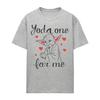 STAR WARS Womens/Ladies Yoda One For Me Heather T-Shirt