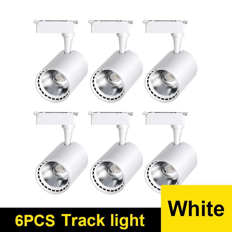 Led Track Light AC220V COB Spotlight Rail Lighting 12W 20W 30W 40W  Set Led Track Rail Spotlight Clothing Store Shop Home