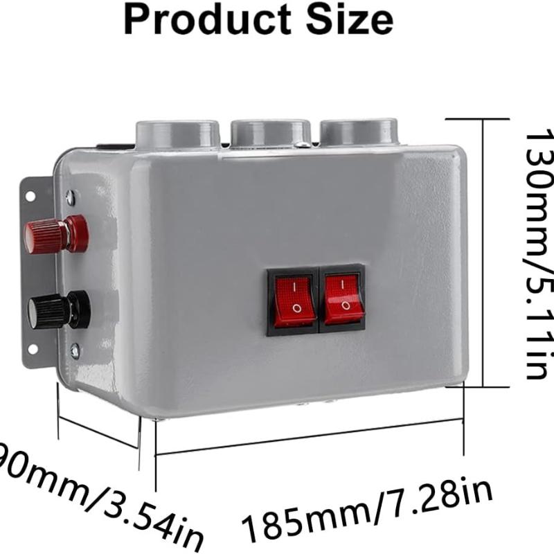 Windshield Defroster 3 Hole Vehicle Electric Demister, Fast 2 In 1 Heating Cooling Dryer High Power 800W Compact Defrost Fan, Portable Low Noise