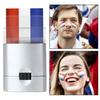 Patriotic Red White Blue Stick Face Paint Safe Ingredients Non-irritating Easy To Apply