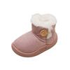XSHX "Log Button" Children's Snow Boots Boys and Girls Winter Thickened Soft Bottom One Pedal 249002