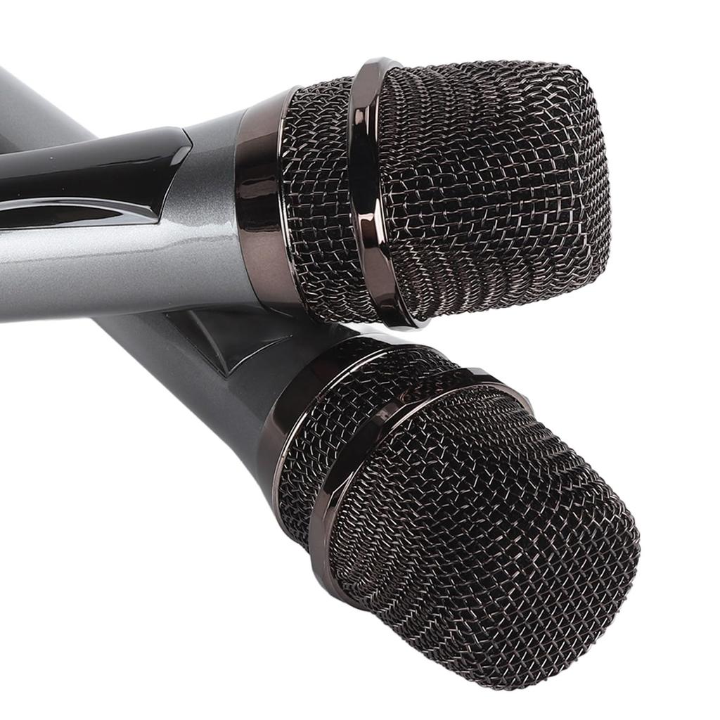 Vbestlife Professional Karaoke Microphone Set Wireless Handheld Dynamic Microphone with LED Display Easy Setup