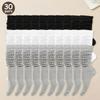 3/6/30 Pairs Women Slouchy Socks Comfortable Versatile Calf Length Stockings Perfect for Daily Wear Casual Fashion