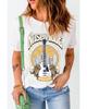 Azura Exchange Nashville Guitar Floral Print T-Shirt