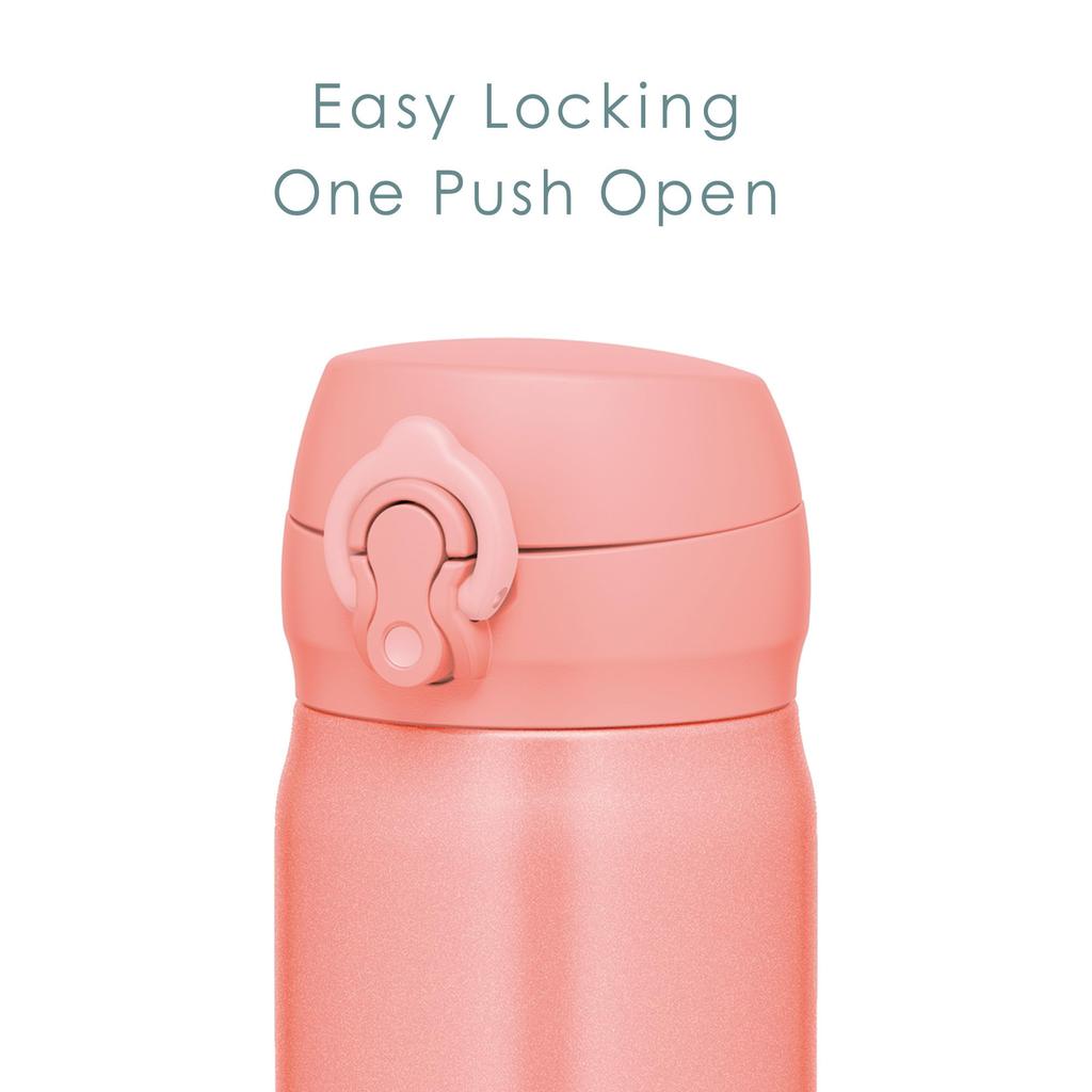 Thermos Vodní vakuově izolovaná mobilní odnímatelná hubice pro snadnou lehkou nerezovou láhev CRL, hrnek, 0,35 l Coral, čištění, typ, ovládání jedním dotykem