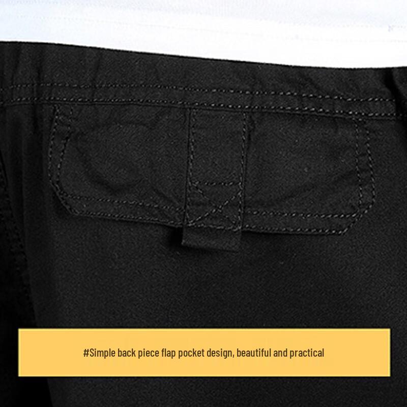 PLAYBOY Men's Summer Casual Straight-Leg Cargo Pants