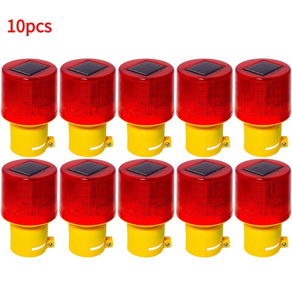Solar LED Emergency Light Solar Traffic Tower Crane Warning Light LED Bulb Lamp For Construction Site Harbor Road Marine Lamp