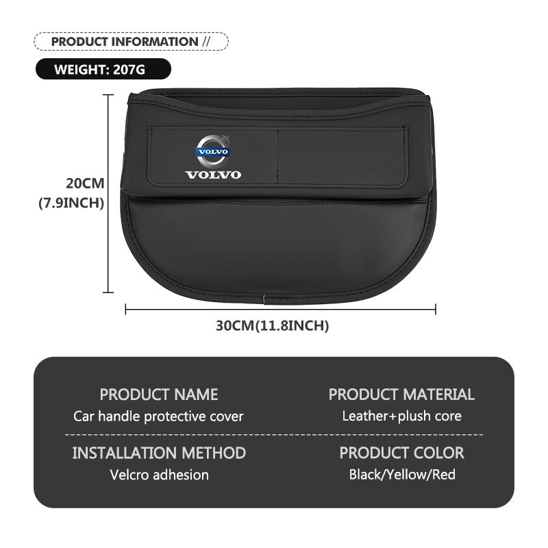 Auto Sitz Lücken Aufbewahrung Organizer Leder Auto Konsole Seiten Tasche Für Volvo V60 V90 S60 S80 S90 C30 XC40 XC60 XC70 XC90 V40
