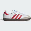 Adidas SAMBA OG Size Footwear, White/Better Scarlet/Supplier Color, IG1025, Japan, 23.5cm
