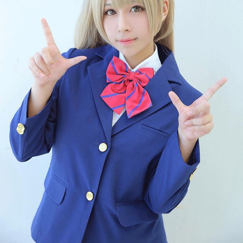 4pcs Anime Lovelive Love Live Cosplay Costume Kousaka Honoka Minami Kotori Ayase Eli Tojo Nozomi Nishikino Maki School Uniform