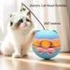 With Bell Cat Tumbler Toy Rotating Tumbler Design Electric Cat Roller Track Roller Track Cat Teasing Stick Cat Entertainment