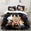 Set Biancheria da Letto Rbd Singolo Twin Full Queen King Size Set Letto Adulto Bambino Camera da Letto Stampa 3D Biancheria da Letto Regalo per Amante della Musica