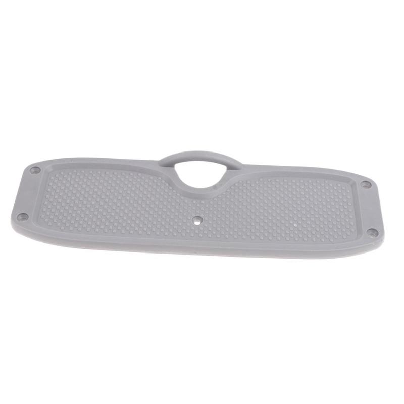 Outboard Mounting Bracket Gray Transom Plate ABS Material for Canoe Yacht Boat Hardware Accessories
