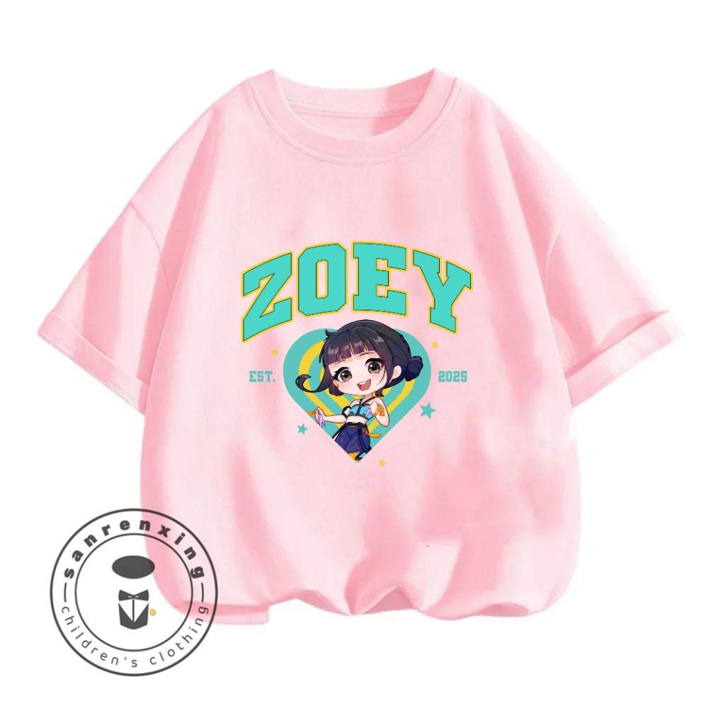 Fashion Kids Hunt Witch Group Cartoon Print 2026 New Short Sleeve T Shirt Summer Casual Hot Sale For Girls Teen Boys