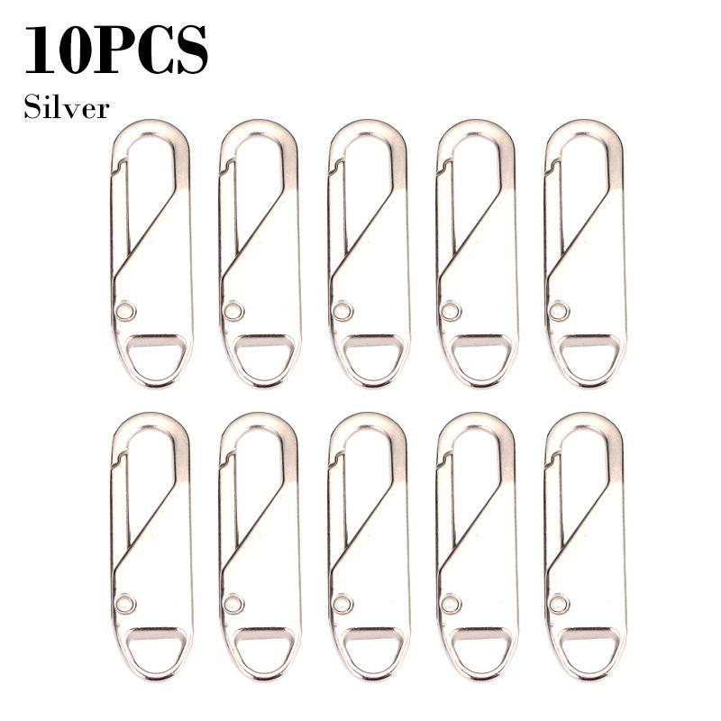 Reißverschluss-Schieber Werkzeuglos abnehmbarer Reißverschluss-Schieber Metalllegierung Abnehmbarer Reißverschluss-Schieber Universeller Ersatz-Reißverschluss-Schieber für Taschen, Kleidung