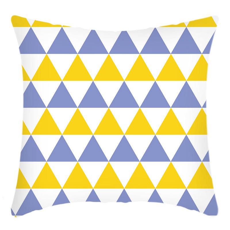 

New Pillowcase Art Abstract Series Printed Pillowcase Simple Printed Cushion Sofa Cover 45 * 45Cm pillowcase