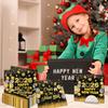 40Pcs New Years Eve Napk - Happy New Year Decorations 2026 Black Gold New Years Party Napk Cheers to the Table Decorations for 2026 New Year Party