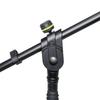 Gravity Microphone Stand, Short Boom, Two-Stage Boom, Tripod Base, Black, GMS4222B