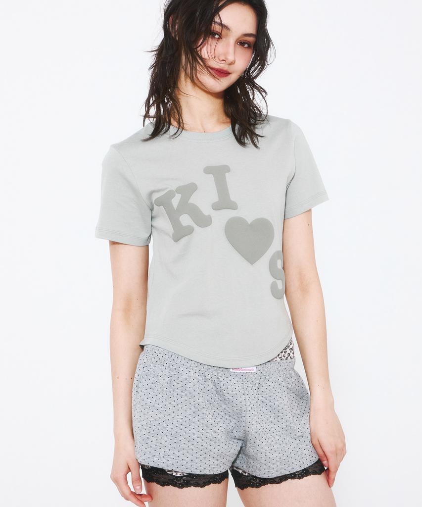 Kimseupeulesikoteunmakes Messi Kith Logo T-Shirt Khaki
