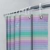 Modern Watercolor Bath Curtains Set Pastel Colors, Shower Decor For Bathroom, Easy Install Hook Rings Various Sizes Available