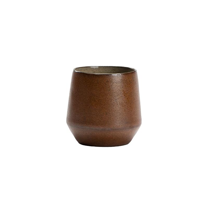 

Coarse pottery mountain and field tea cup Japanese style surprise lonely wind old rock mud household tea single cup small teacup 200ml